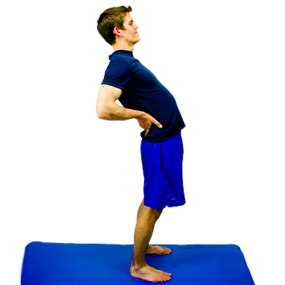 lower back stretch exercise